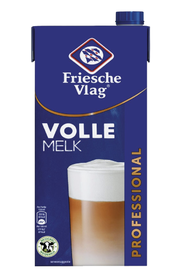 Friesche Vlag professional volle melk 1 liter verpakking