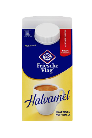 Friesche Vlag Halvamel 1 x 455 ml verpakking