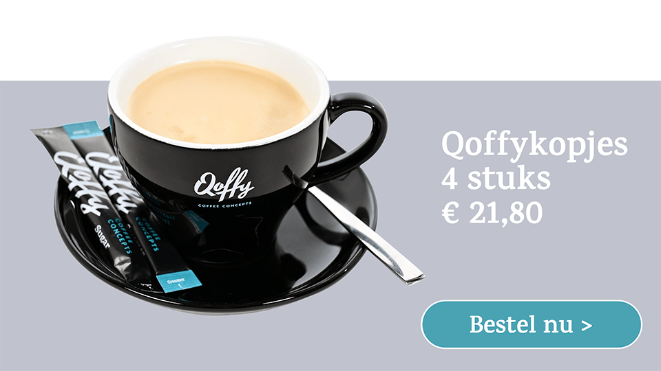 Horecakwaliteit - koffiekopjes van Qoffy 